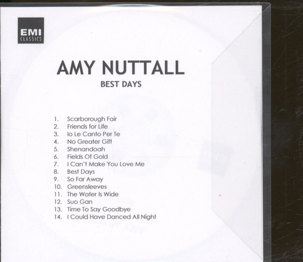 Amy Nuttall - Best Days - Cdr