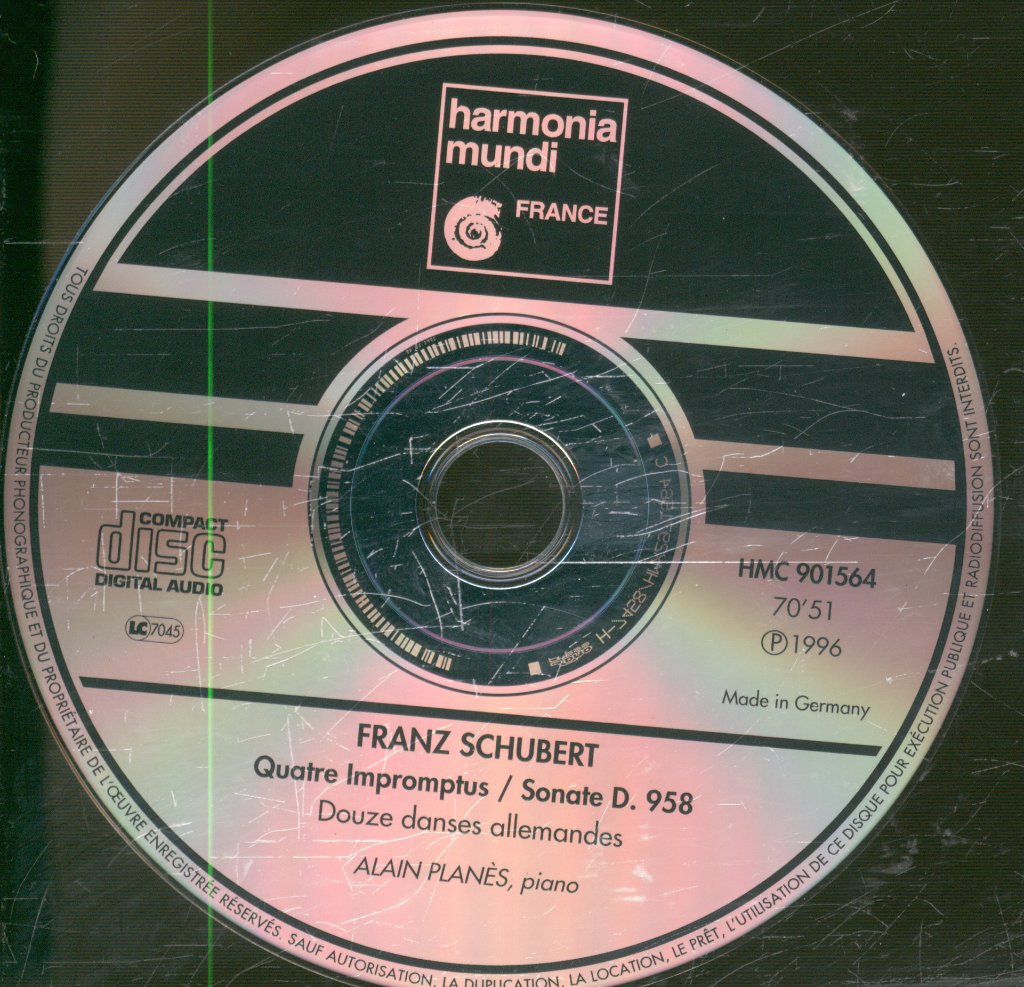 Alain Planes - Schubert - Cd