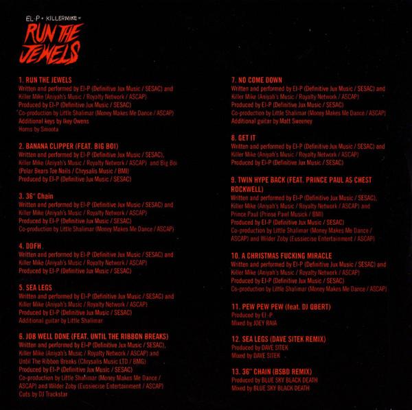 Run The Jewels - Run The Jewels - Cd