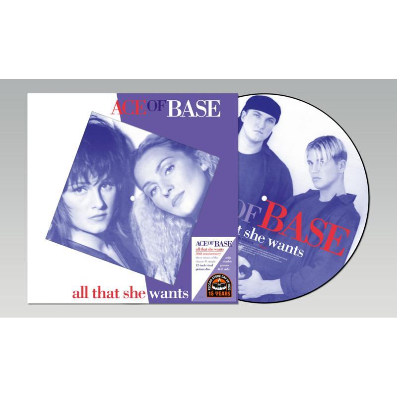 Ace Of Base - All That She Wants - 30th Anniversary Picture Disc - Lp