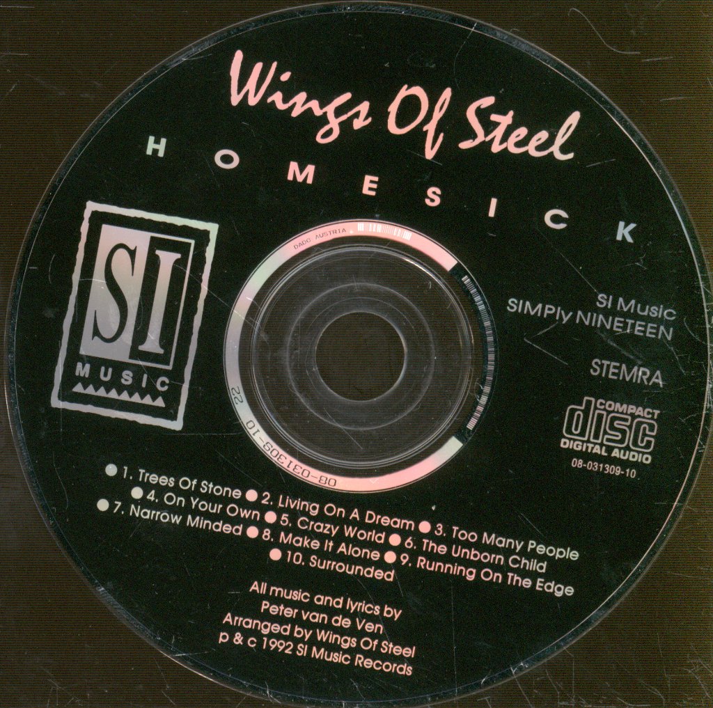 Wings Of Steel - Homesick - Cd