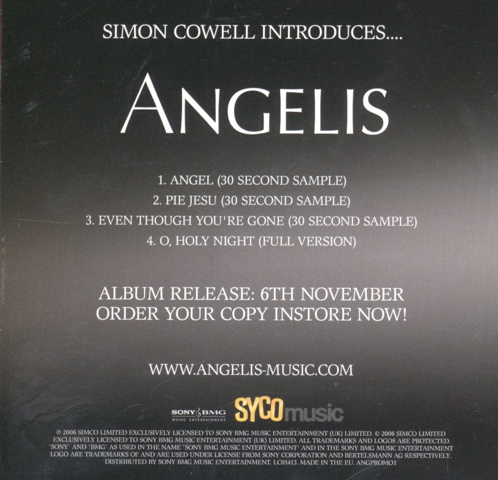 Angelis - Simon Cowell Introduces.... - Cd