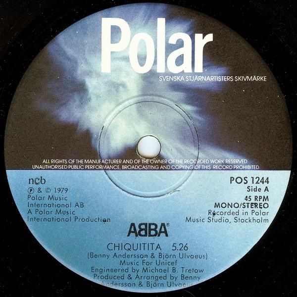 ABBA - Chiquitita c/w Lovelight - 7 Inch