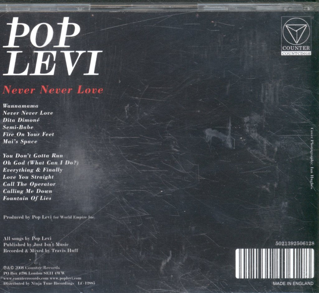 Pop Levi - Never Never Love - Cd