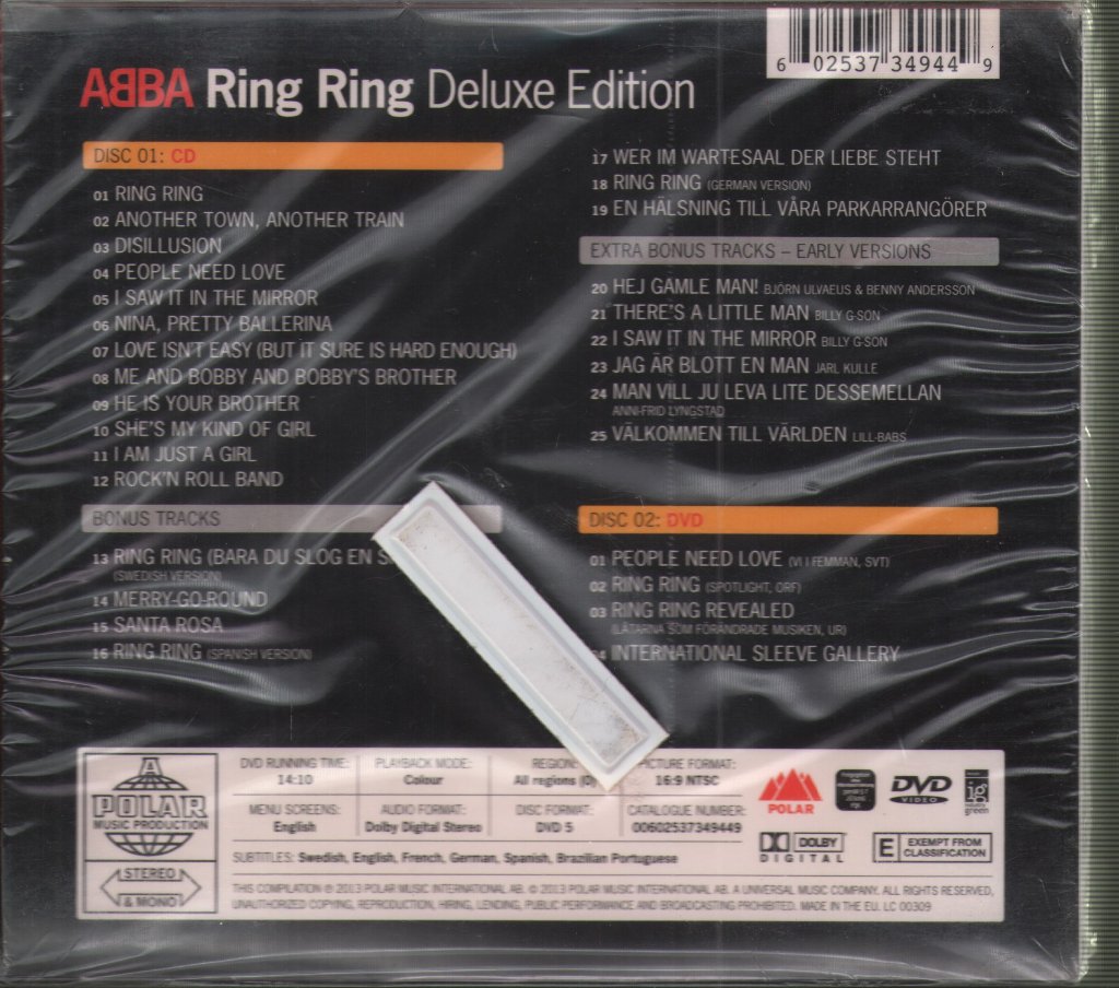 ABBA - Ring Ring - Cd