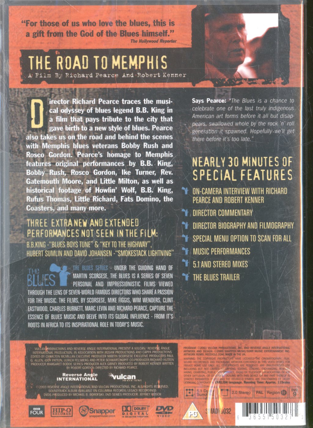 Various Artists - Martin Scorsese Presents The Blues - The Road To Memphis - Dvd