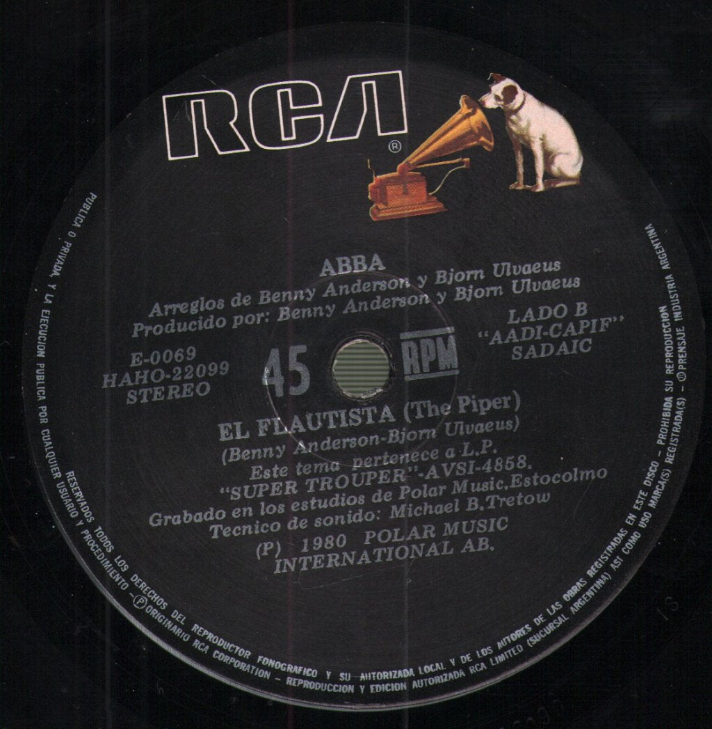 ABBA - Andante, Andante (En Castellano) - 7 Inch