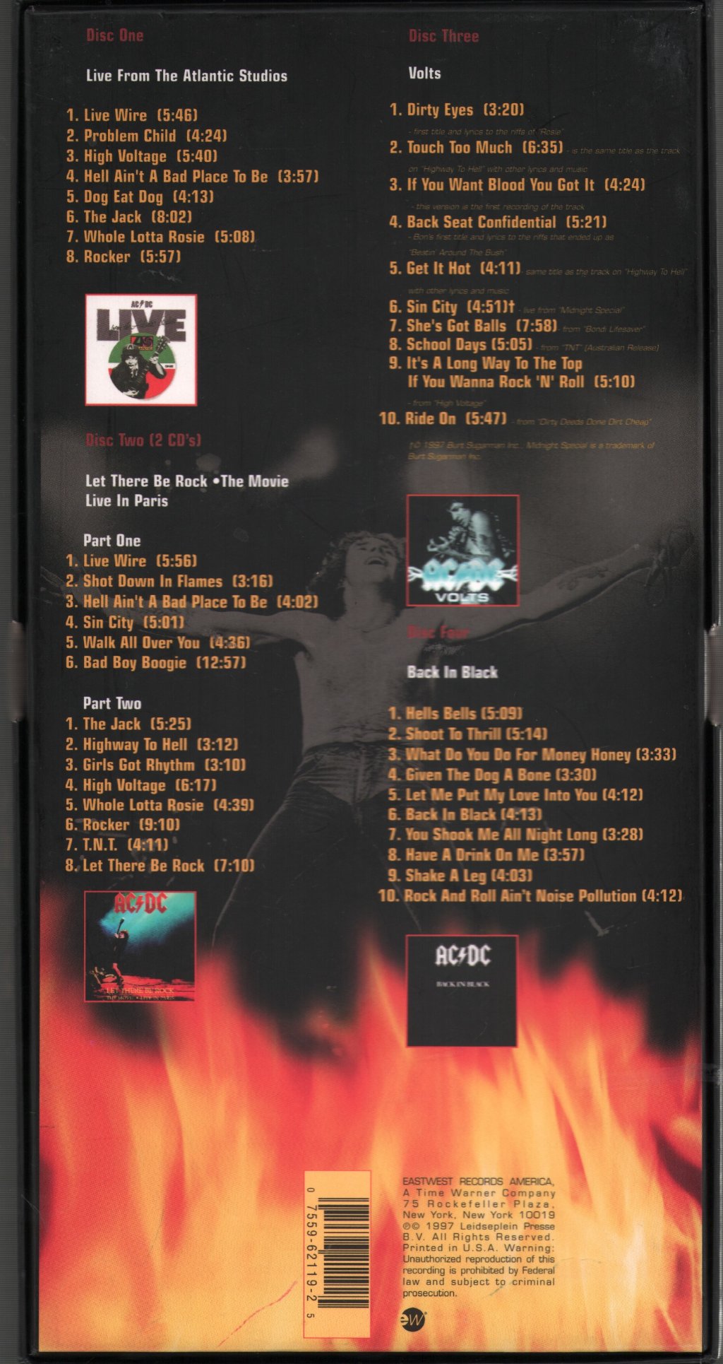 AC/DC - Bonfire - Cd Box Set