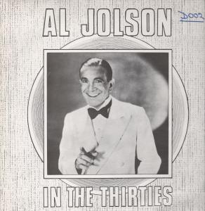 Al Jolson - In The Thirties - Lp