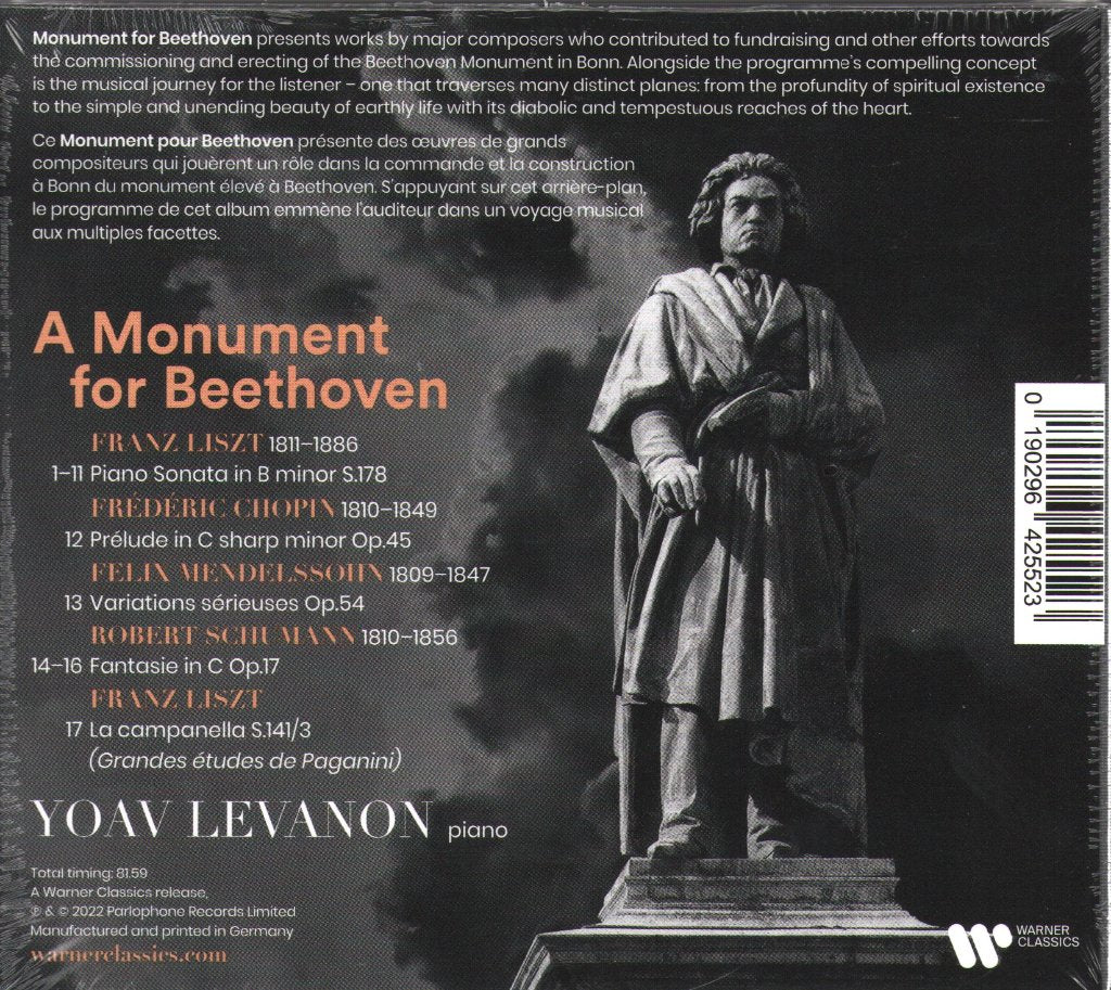 Yoav Levanon - A Monument For Beethoven - Cd