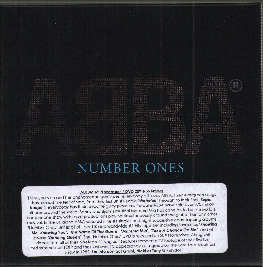 ABBA - Number Ones - Cd