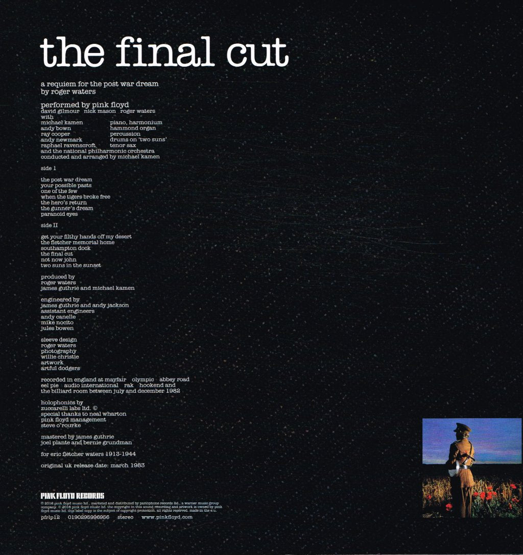 Pink Floyd - Final Cut - Lp