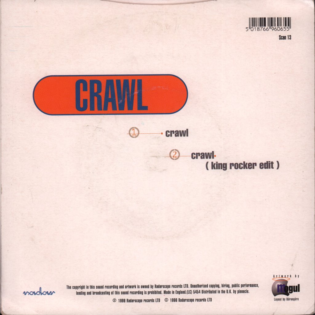 Elizabeth Bunny - Crawl - 7 Inch