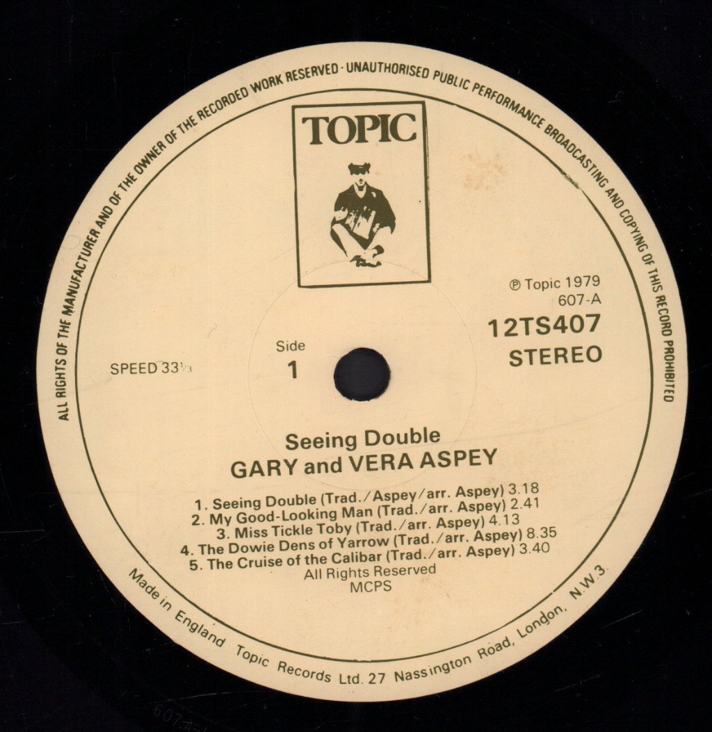 Gary And Vera Aspey - Seeing Double - Lp