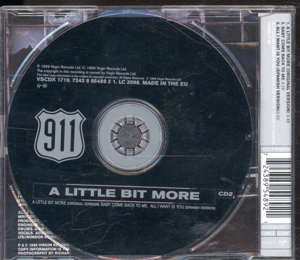 911 - A Little Bit More - Cd