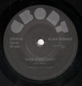 Blade Runner - Back Street Lady - 7 Inch