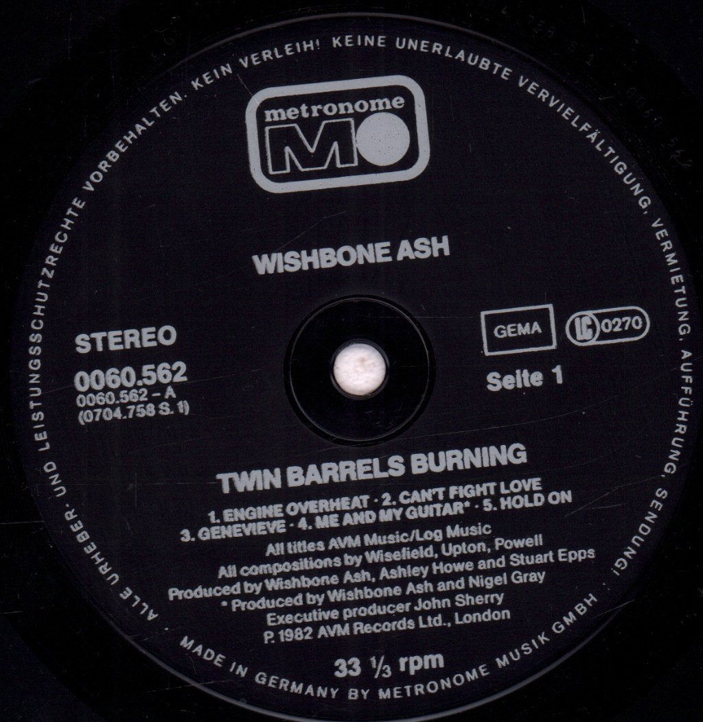 Wishbone Ash - Twin Barrels Burning - Lp