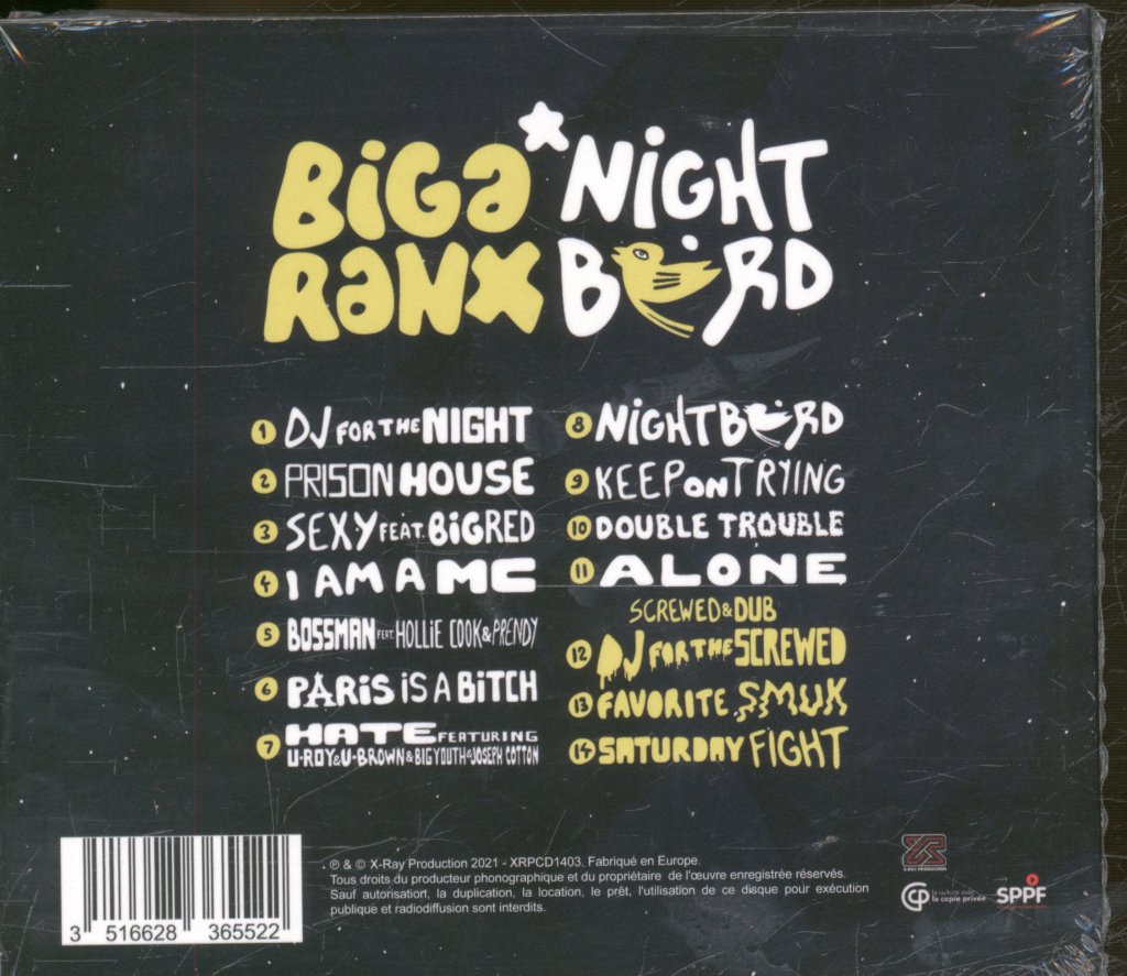 Biga Ranx - Nightbird - Double Cd