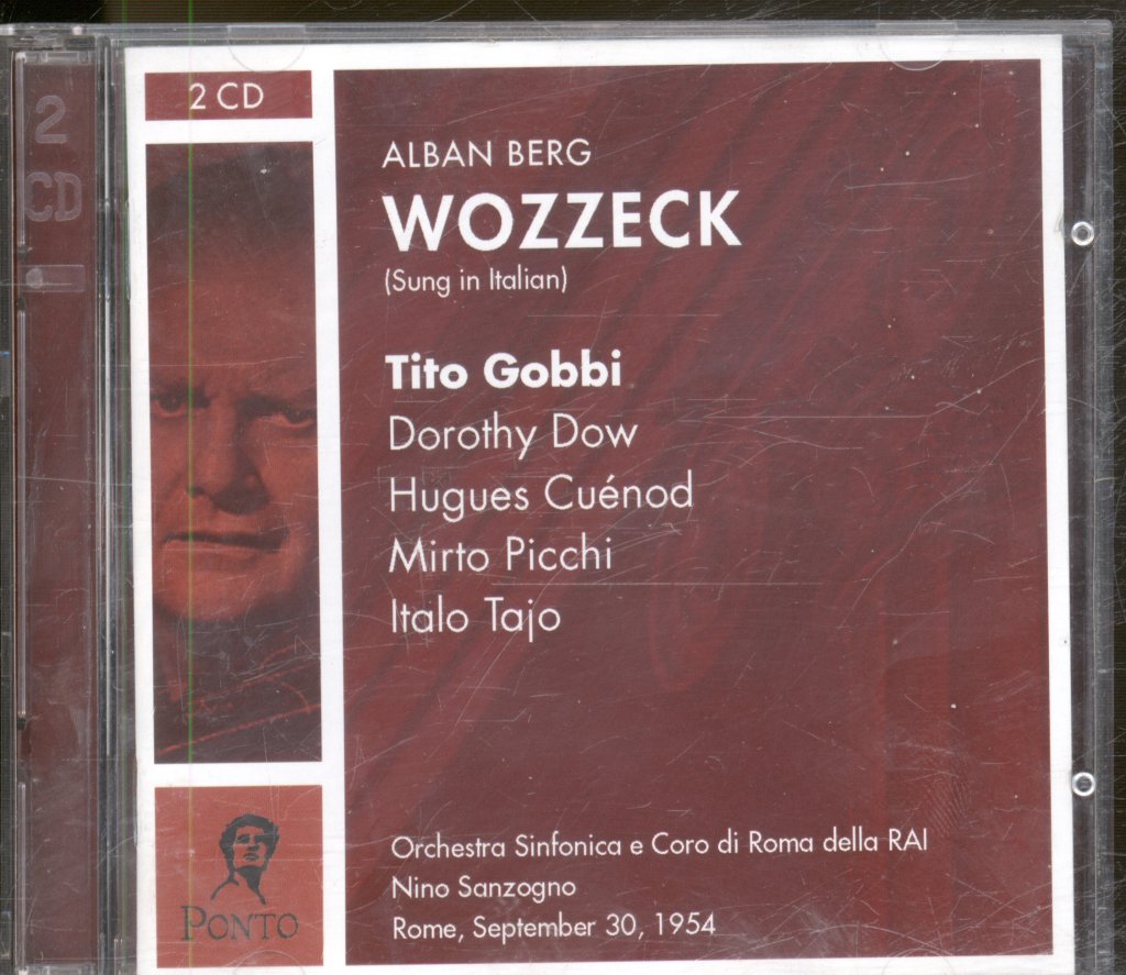 Alban Berg, Tito Gobbi, Italo Tajo - Wozzeck (1954) - Double Cd