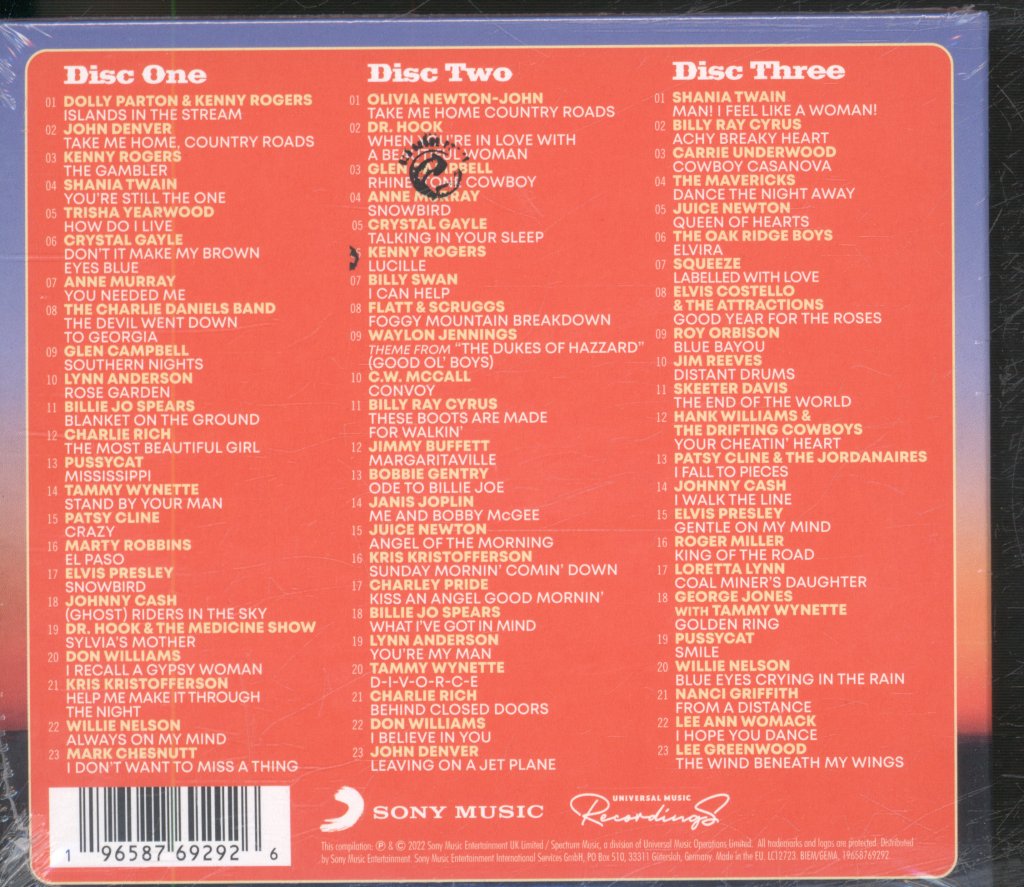 Various Artists - Hits Album - Country Album - Triple Cd