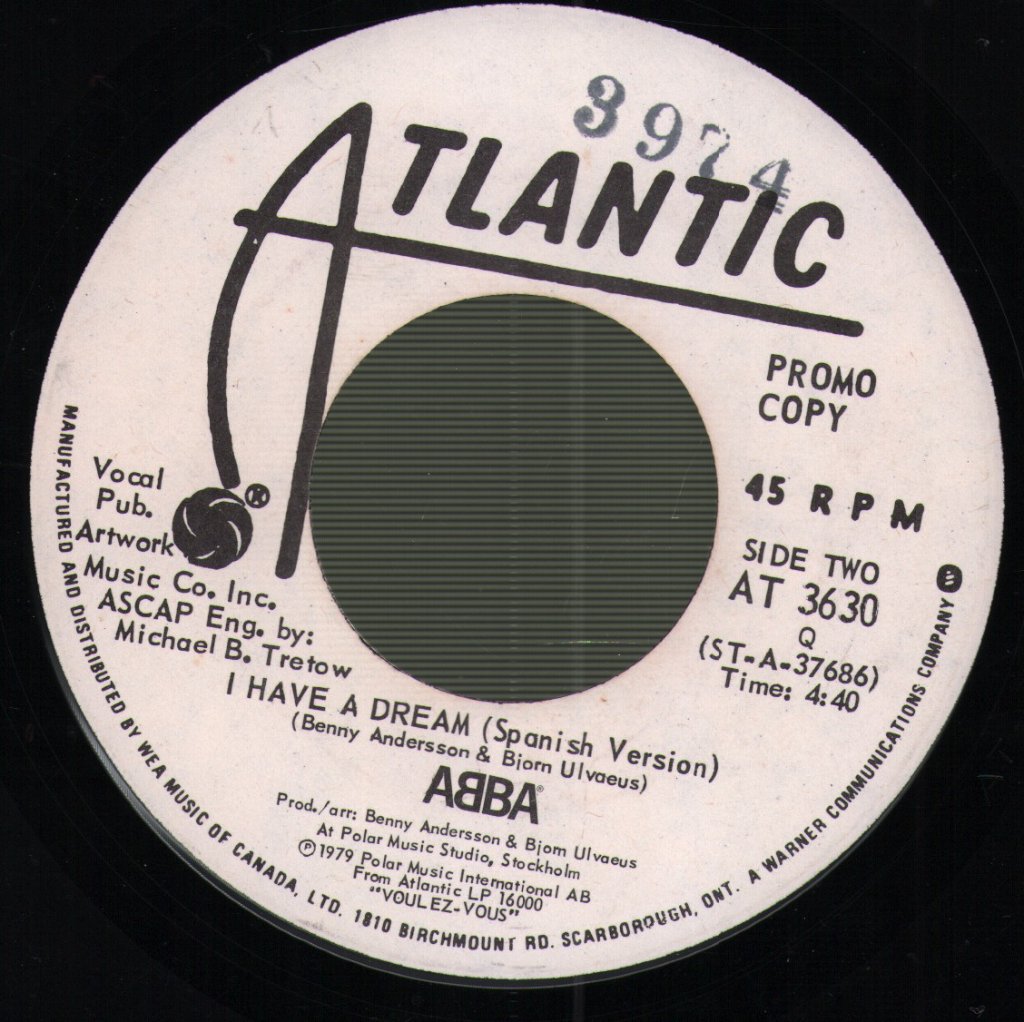 ABBA - Chiquitita (Spanish Version) - 7 Inch