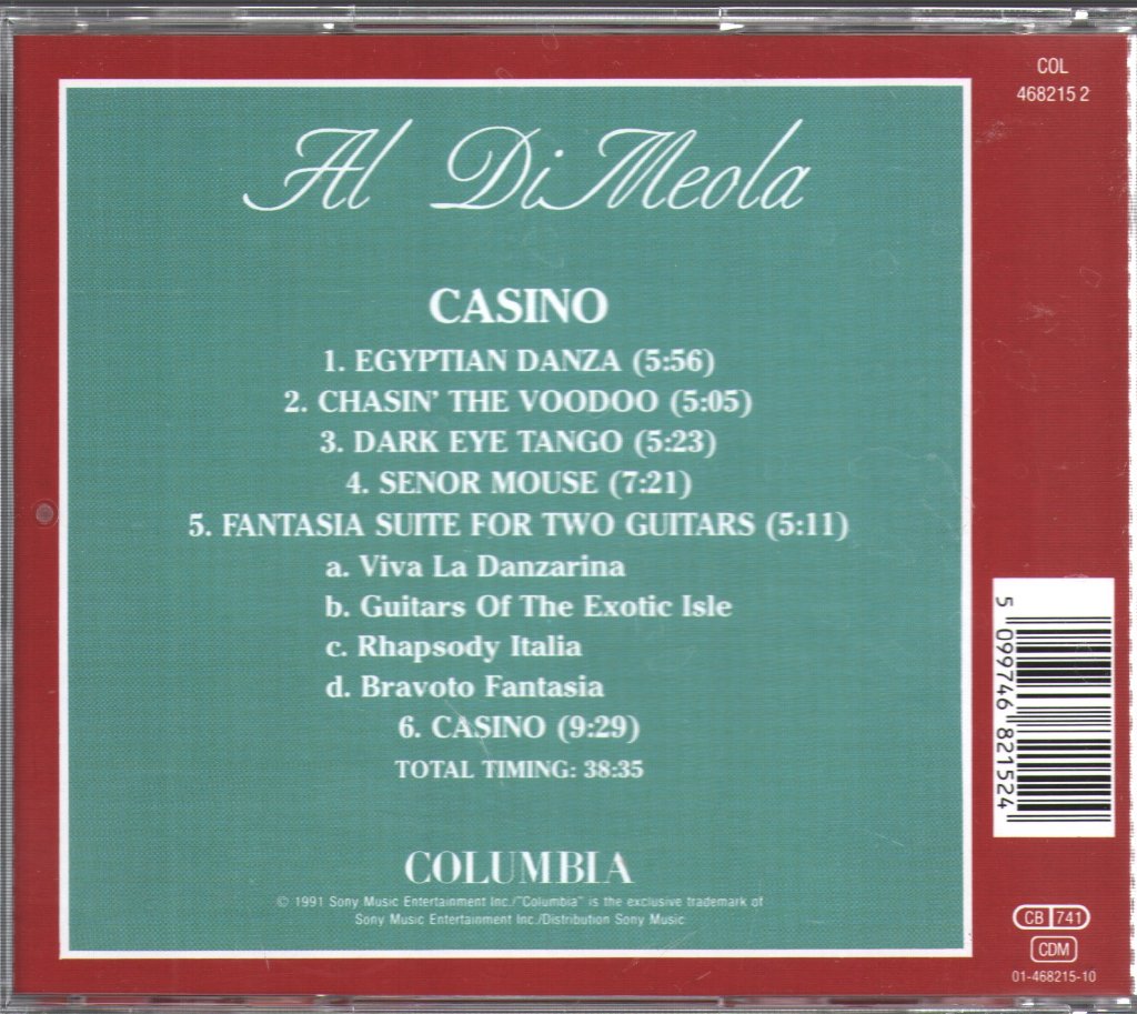 Al Di Meola - Casino - Cd