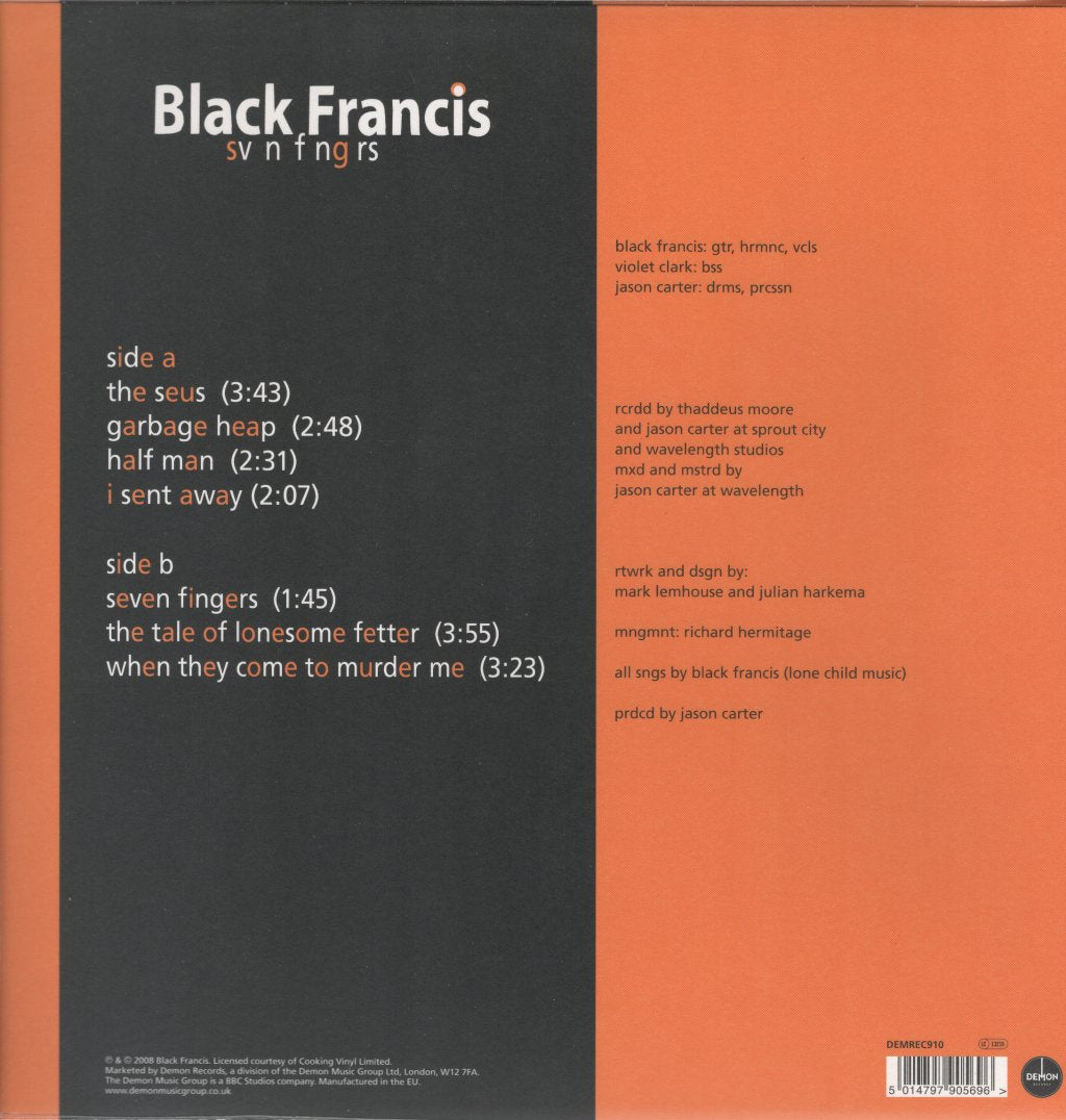 Black Francis - SVN FNGRS - Lp