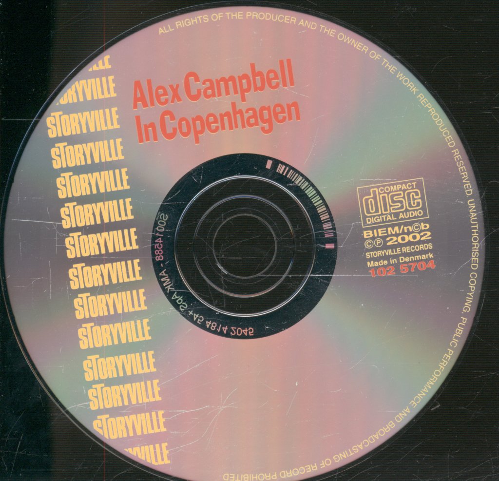 Alex Campbell - Alex Campbell In Copenhagen - Cd