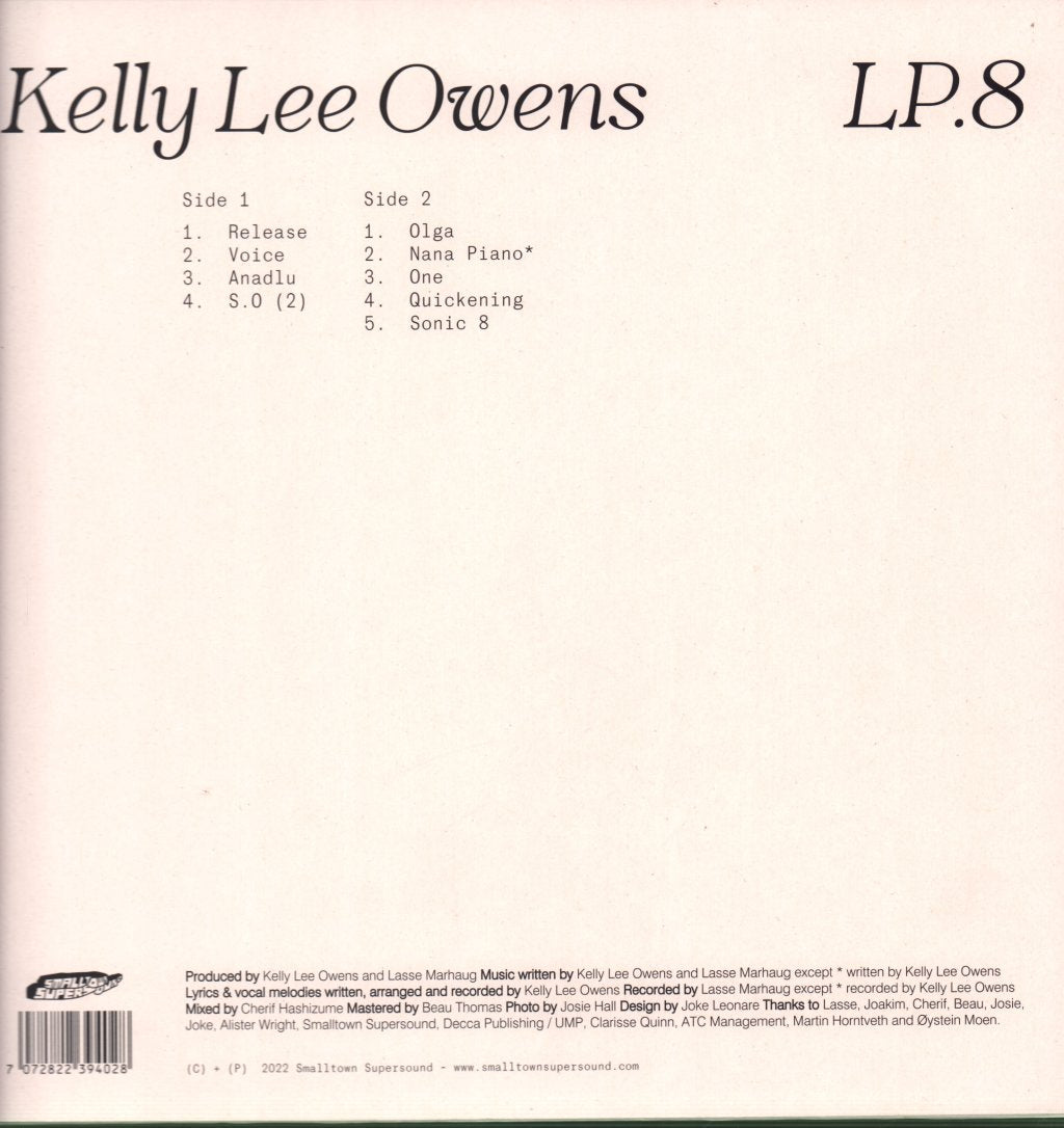 Kelly Lee Owens - LP.8 - Lp