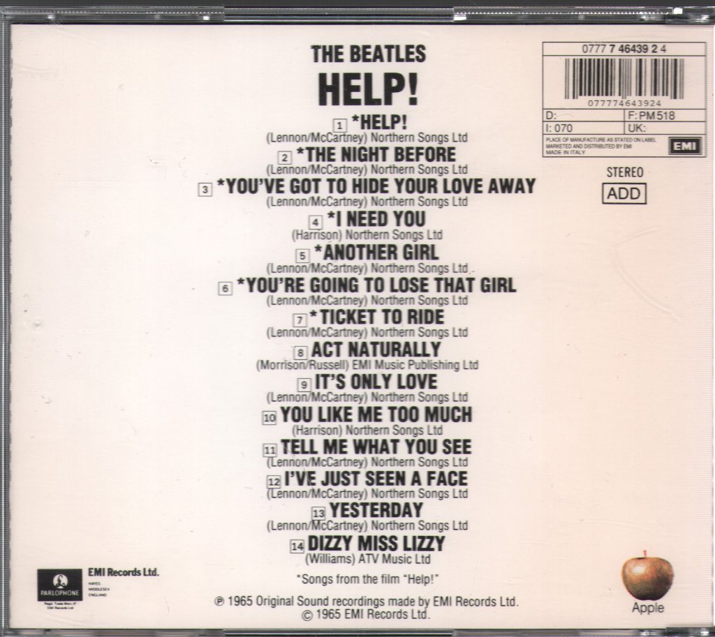 Beatles - Help - Cd