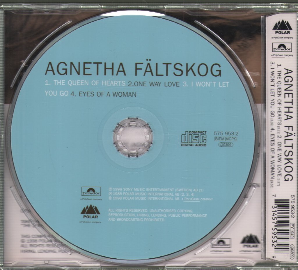 Agnetha Fältskog - Queen Of Hearts - Cd