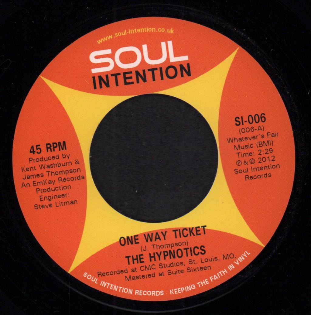 Hypnotics - One Way Ticket - 7 Inch