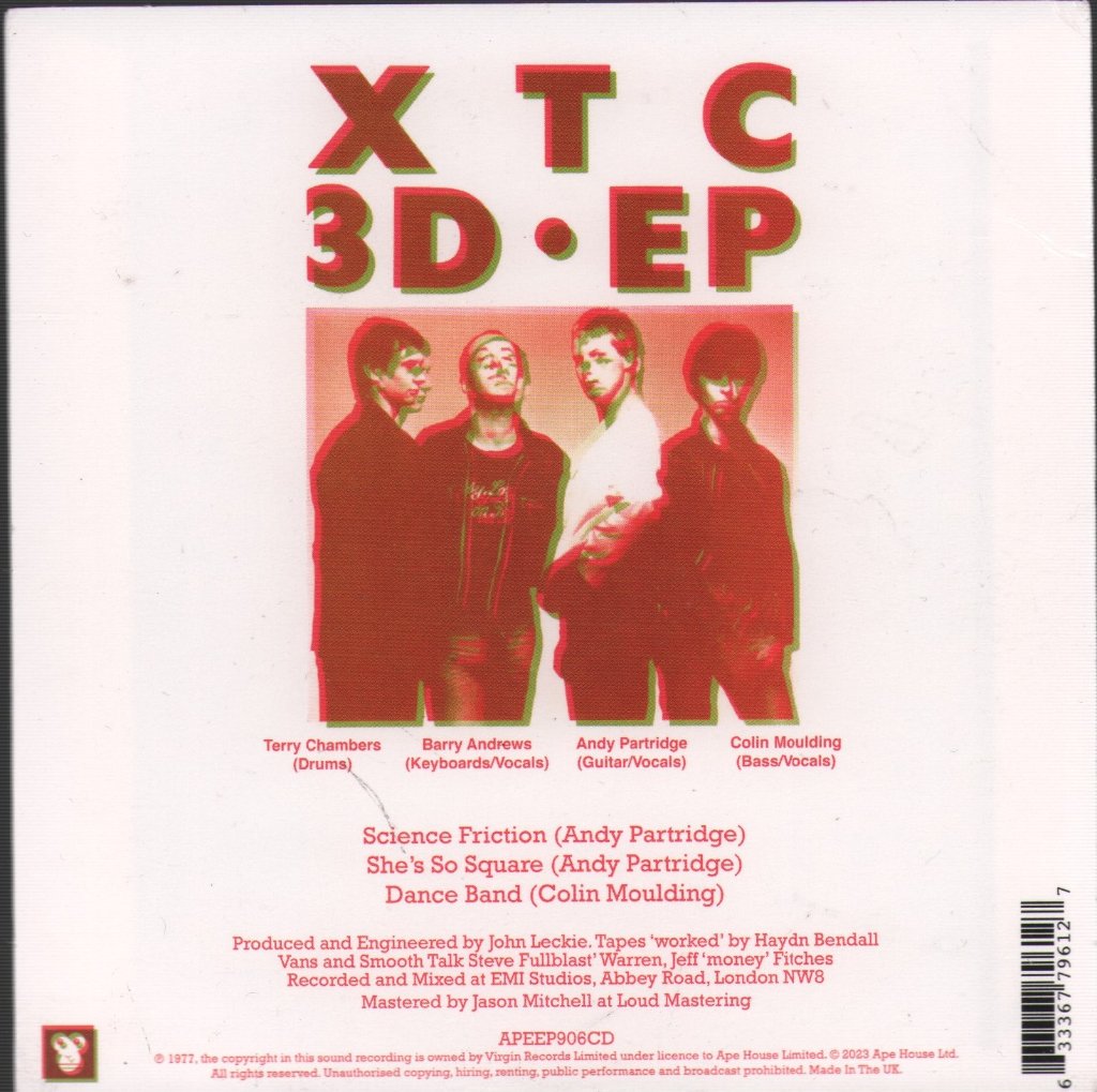 XTC - 3D • EP - Cd