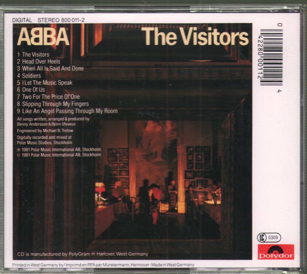 ABBA - Visitors - Cd