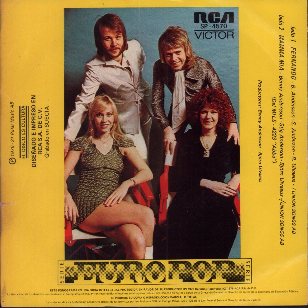 ABBA - Fernando - 7 Inch