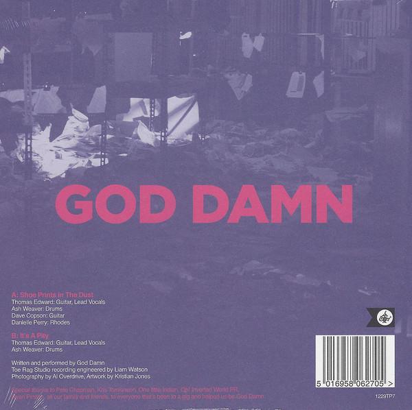 God Damn - Shoe Prints In The Dust - 7 Inch