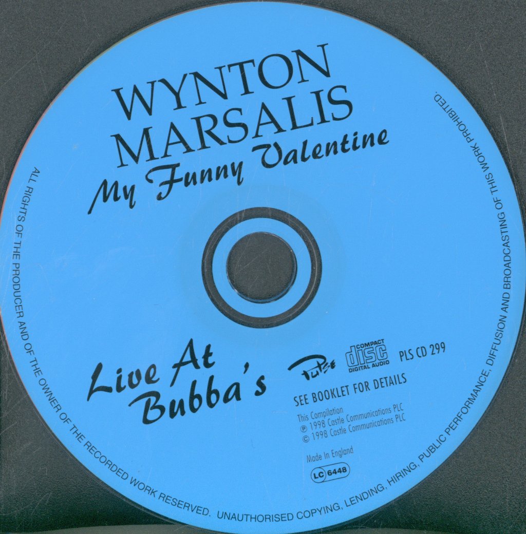 Wynton Marsalis - My Funny Valentine - Live At Bubba's - Cd