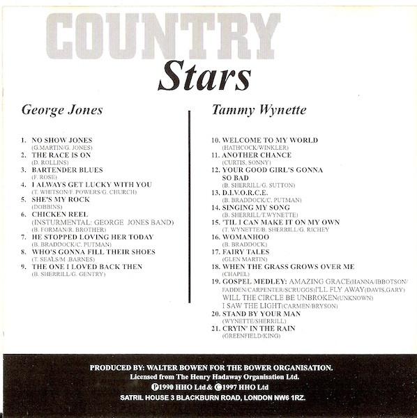 george jones / tammy wynette - Country Stars - Cd