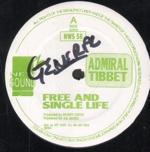 Admiral Tibbet / Don Youth - Free And Single Life / Mama - 12 Inch