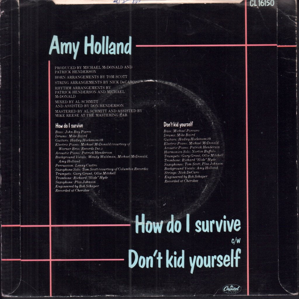 Amy Holland - How Do I Survive - 7 Inch