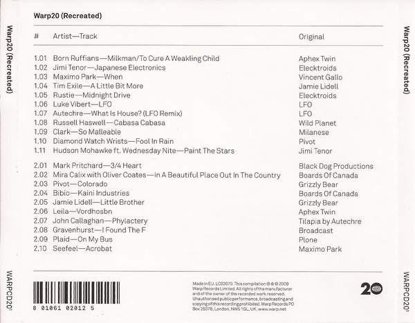 Various Artists - Warp20 (Recreated) - Double Cd