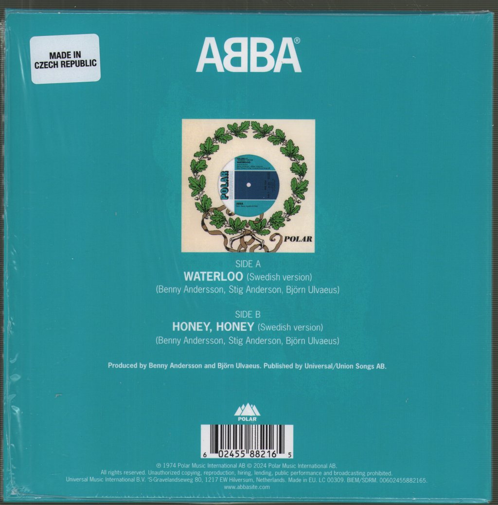 ABBA - Waterloo (Swedish) / Honey Honey (Swedish) - 7 Inch