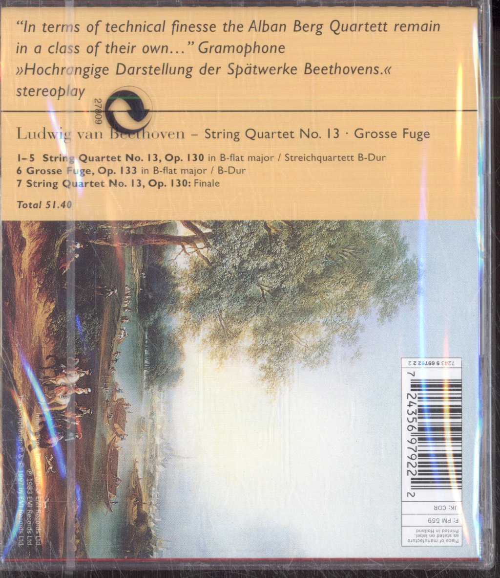 Alban Berg Quartett - Beethoven - String Quartet, Op. 130 · Grosse Fuge, Op. 133 - Cd