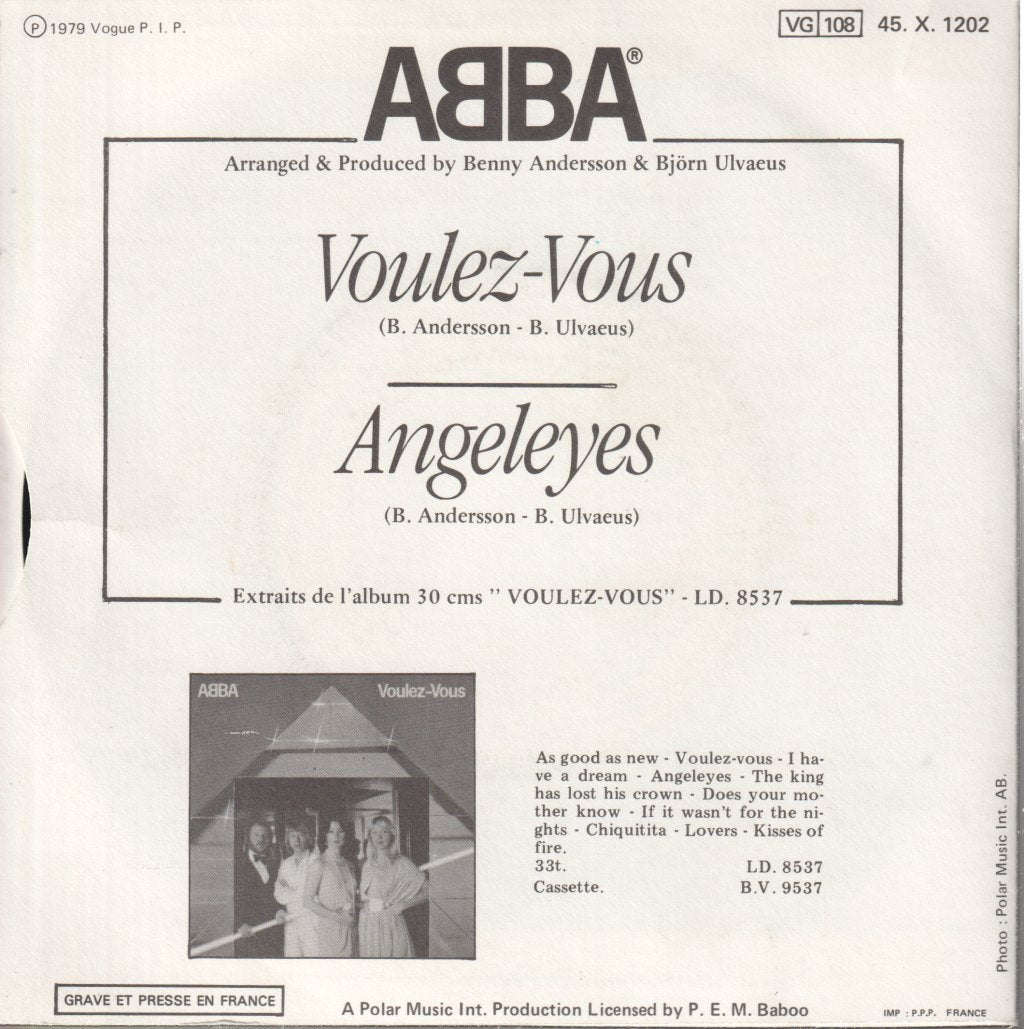 ABBA - Voulez Vous - 7 Inch