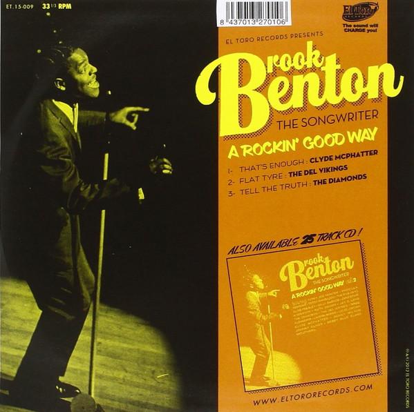 Brook Benton - Singer And The Songwriter - 7 Inch