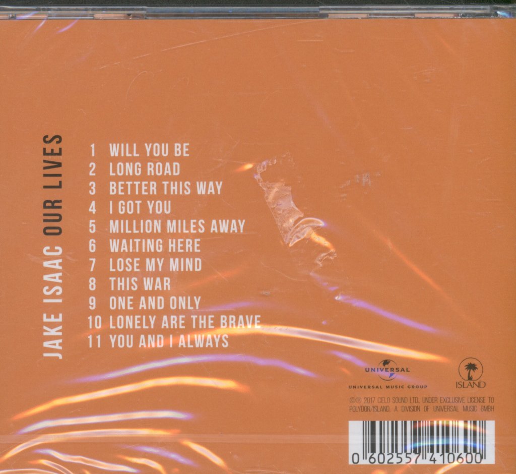 Jake Isaac - Our Lives - Cd