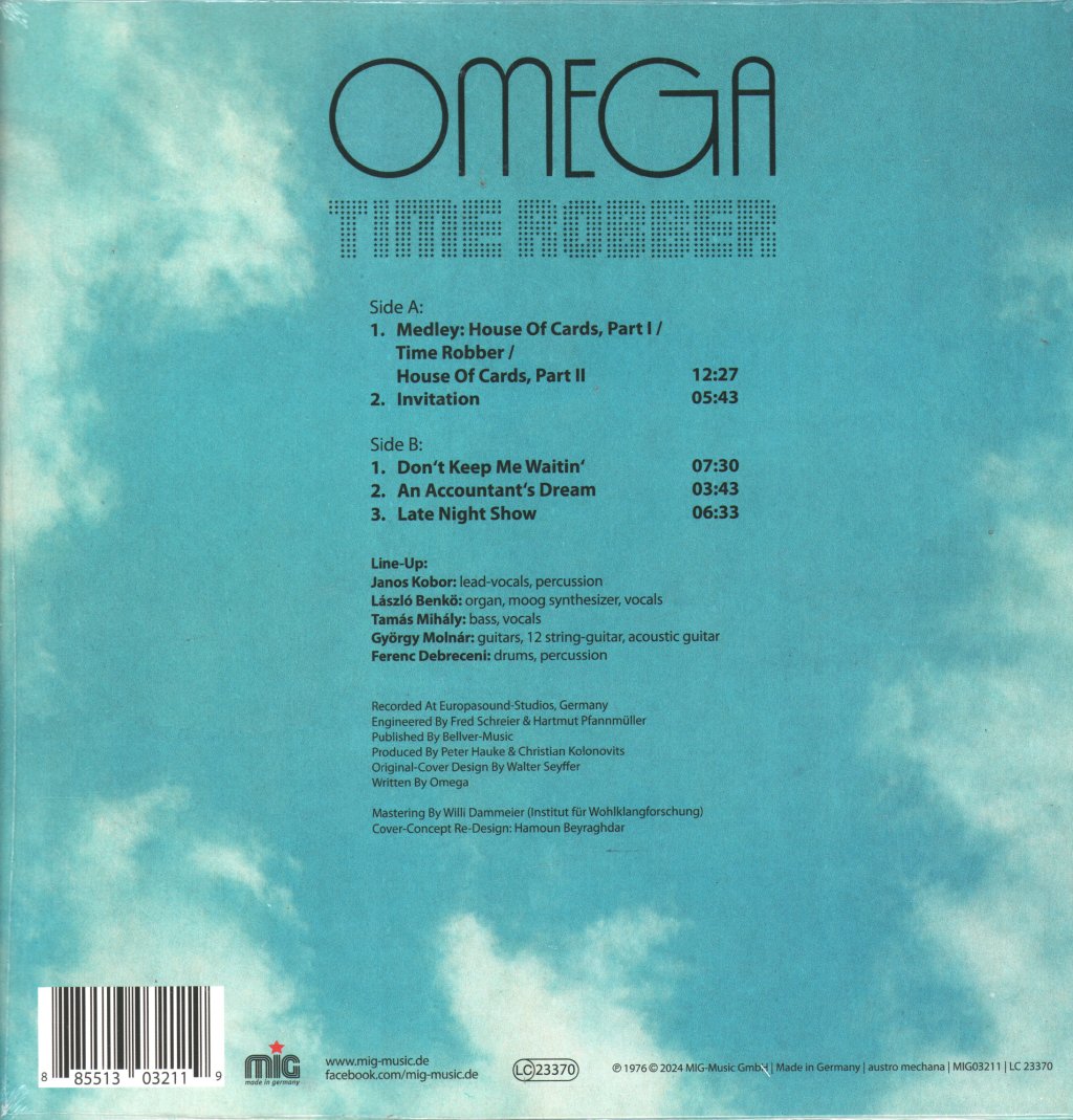 Omega - Time Robber - Lp