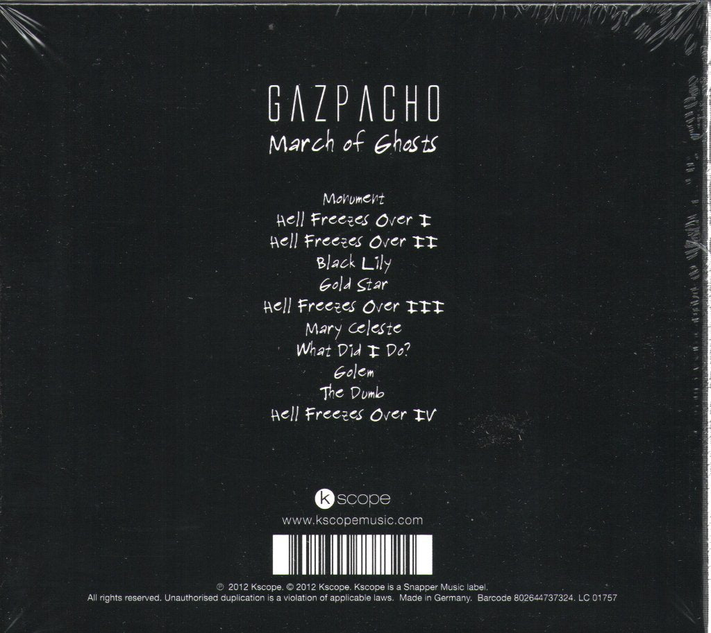 Gazpacho - March of Ghosts - Cd