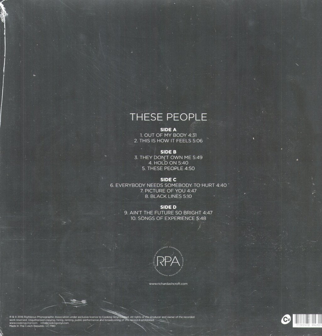 Richard Ashcroft - These People - Double Lp