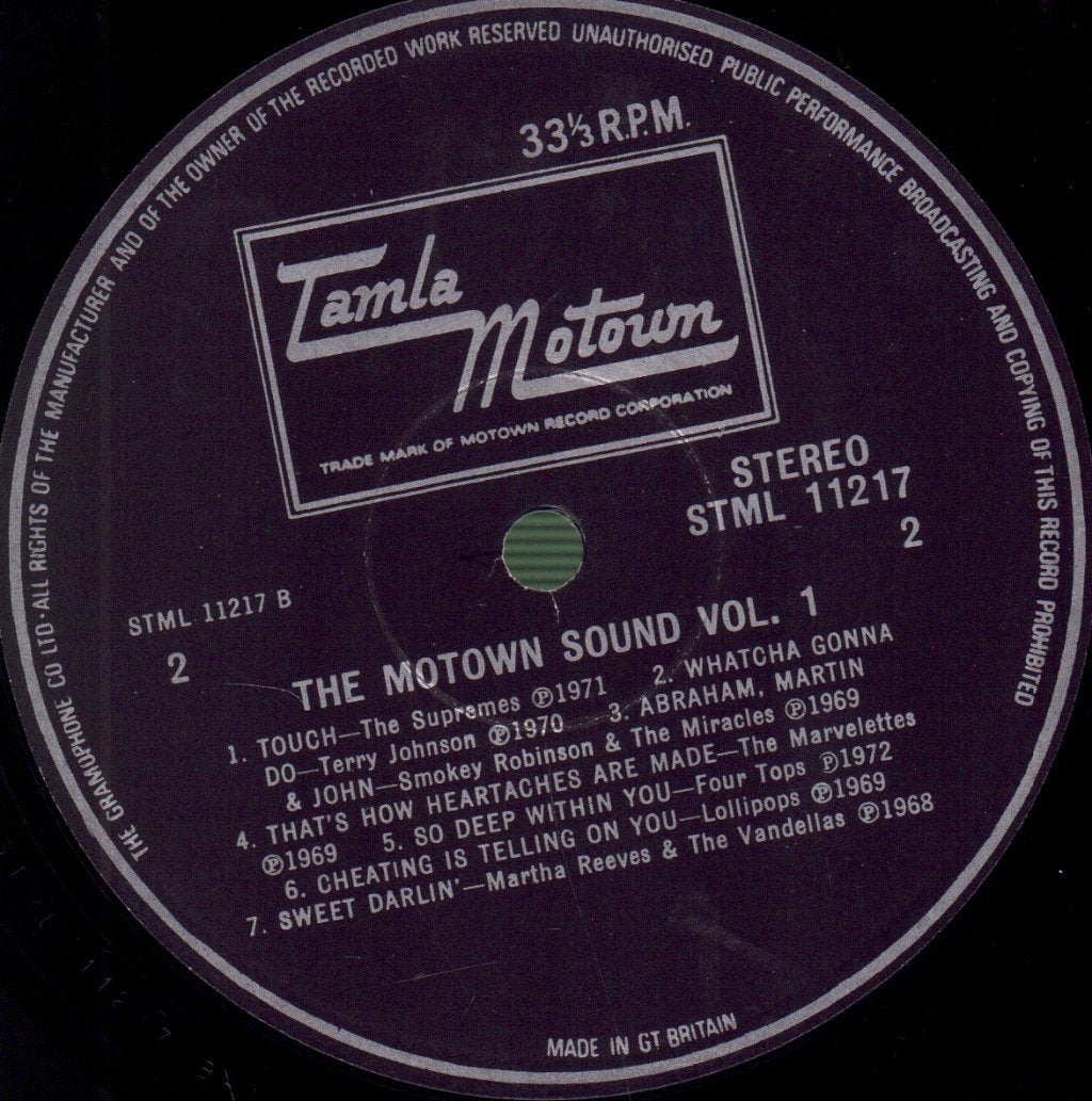 Various Artists - Motown Sound (Volume One) - Lp